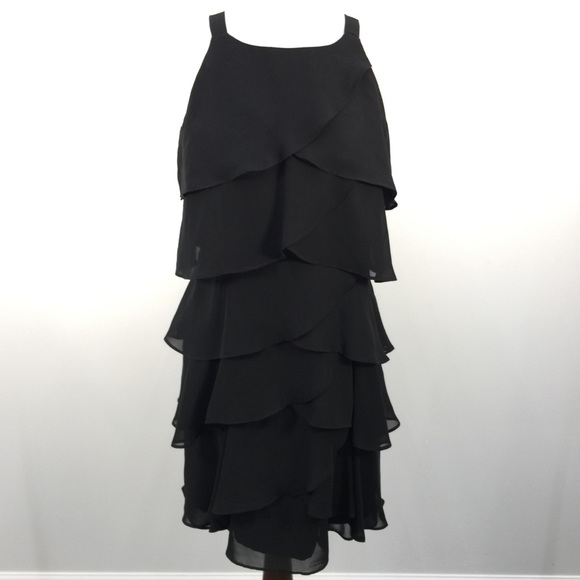 White House Black Market Dresses & Skirts - White House Black Market Black Cocktail Midi Dress